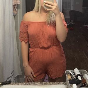 Peach Romper